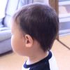 バリカンでもうじき２歳の息子の頭を刈ってみた